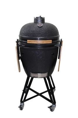 Kolor czarny 57 cm 22-calowy grill Kamado Ceramiczne naczynia kuchenne