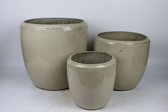 Ręcznie wykonane ceramiczne szkliwione doniczki zewnętrzne 9,5 &quot;12&quot; 15 &quot;