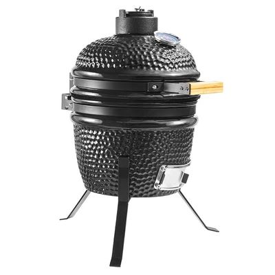 Czarny kolor 32 cm 13-calowy grill Kamado o wysokiej odporności na ogień