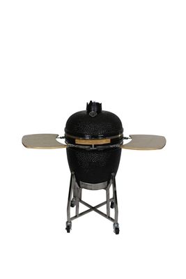 Zewnętrzny 22-calowy grill Kamado Stal nierdzewna Węgiel Czarny Kolor 57 cm