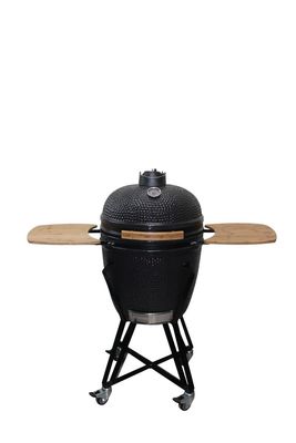 Kolor czarny 57 cm 22-calowy grill Kamado Ceramiczne naczynia kuchenne