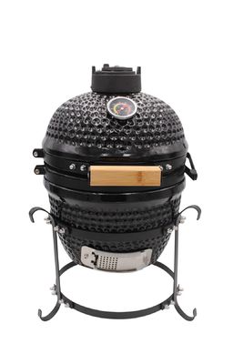 13-calowy 32-centymetrowy grill węglowy Ceramiczny grill zewnętrzny Czarny
