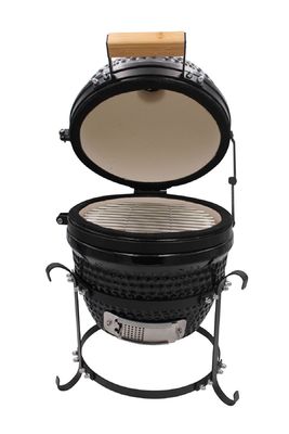 13-calowy 32-centymetrowy grill węglowy Ceramiczny grill zewnętrzny Czarny