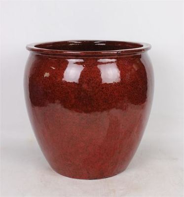 Ceramiczne ręcznie wykonane szkliwione doniczki na zewnątrz 13,5 '' 18'' 23''