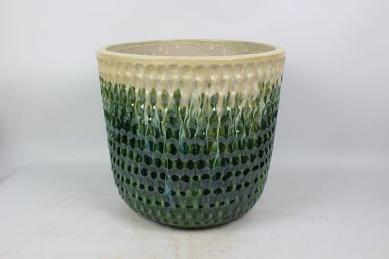 Ogrodowa ceramiczna doniczka zewnętrzna o wysokim ogniu, okrągły kształt