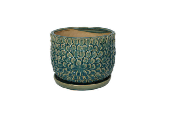 Kryte doniczki ceramiczne do roślin domowych 6 cali i 8 cali
