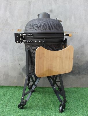 20-calowy ceramiczny grill na zewnątrz w kolorze matowej czerni 51 cm