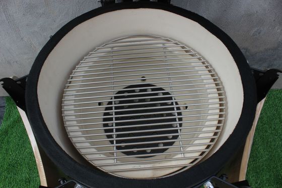 20-calowy ceramiczny grill na zewnątrz w kolorze matowej czerni 51 cm
