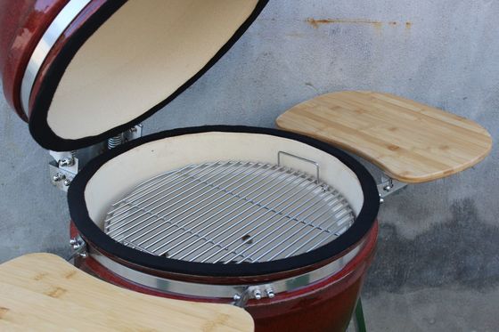 48 cm ceramiczny grill węglowy 18 cali tropikalny czerwony kolor