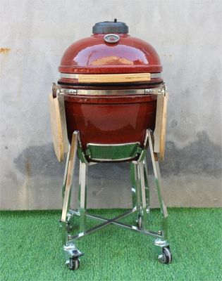 48 cm ceramiczny grill węglowy 18 cali tropikalny czerwony kolor