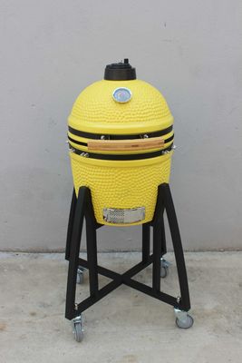 Ceramiczne 16 cali Kamado Grill Węgiel Lemon Kolor 40cm Z Koszykiem I Bez Stolików