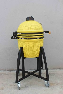 Ceramiczne 16 cali Kamado Grill Węgiel Lemon Kolor 40cm Z Koszykiem I Bez Stolików